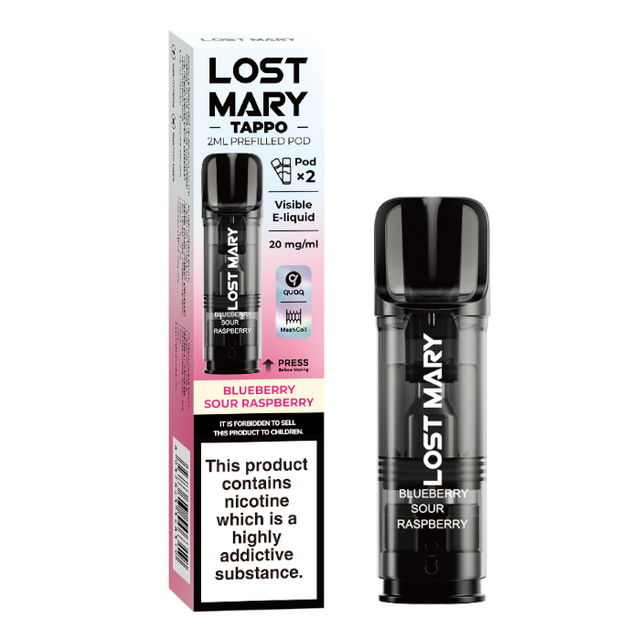 Lost Mary Tappo Prefilled Pod - blueberry sour raspberry