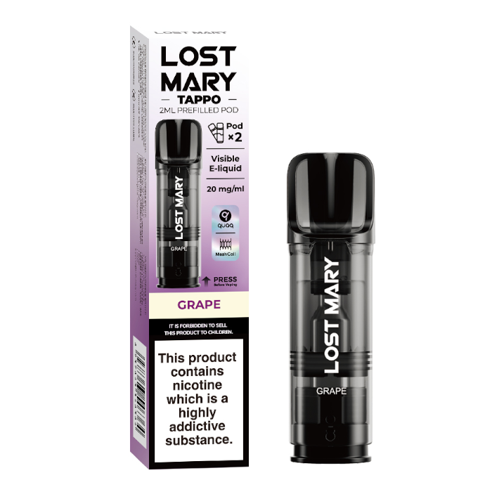 Lost Mary Tappo Prefilled Pod - grape