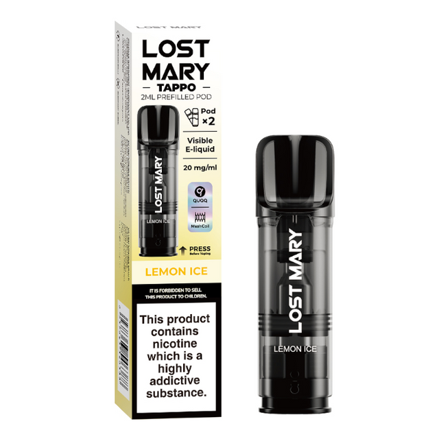 Lost Mary Tappo Prefilled Pod - lemon ice