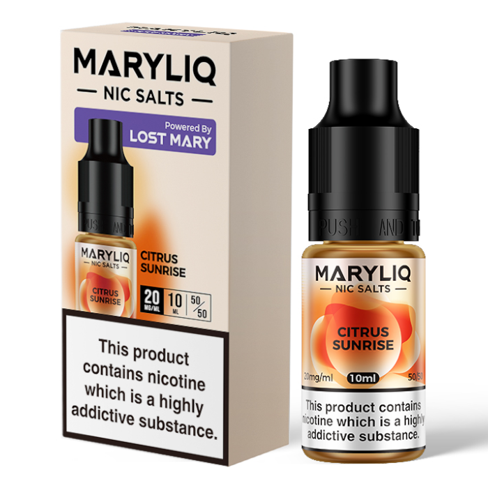 Maryliq nic salts - Citrus Sunrise