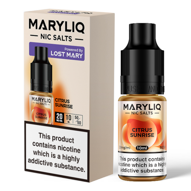 Maryliq nic salts - Citrus Sunrise