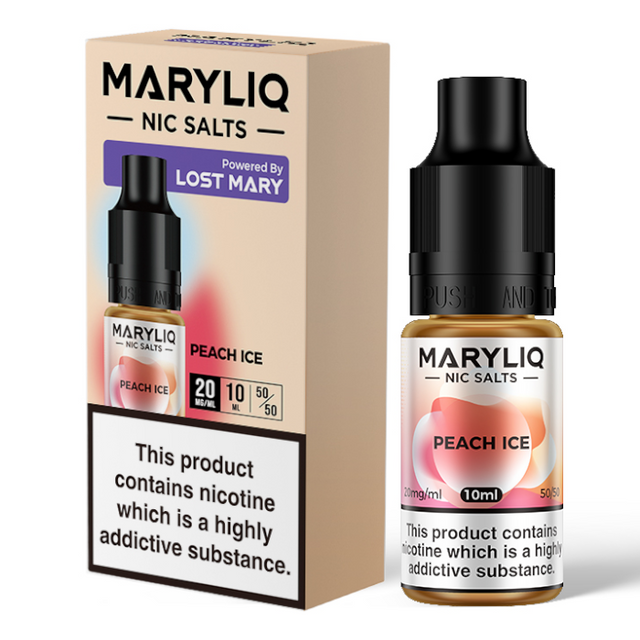 Maryliq nic salts - Peach Ice