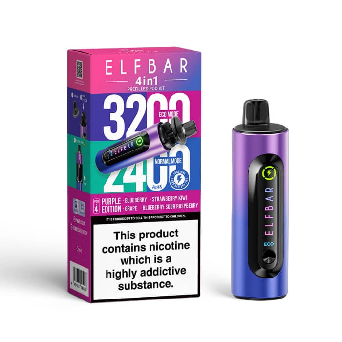 Elf Bar 4 in 1 Kit Purple Edition