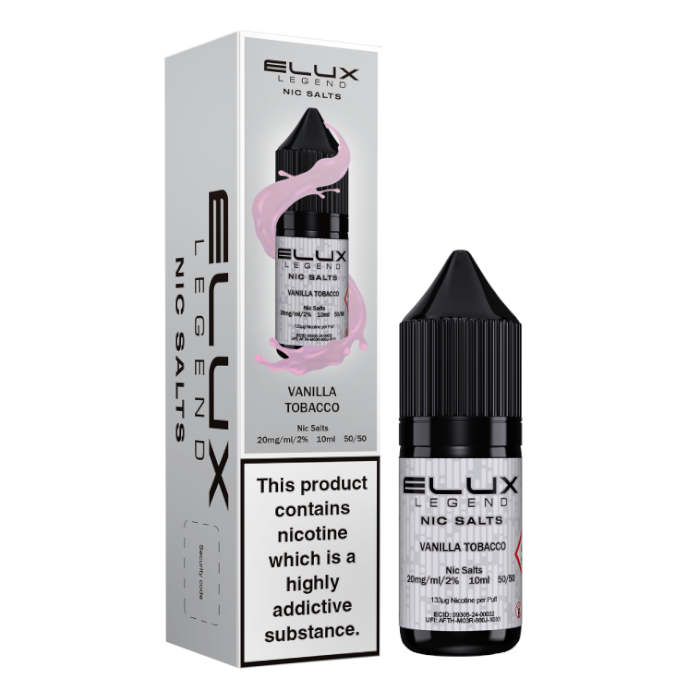 Elux Legend Nic Salts Vanilla Tobacco