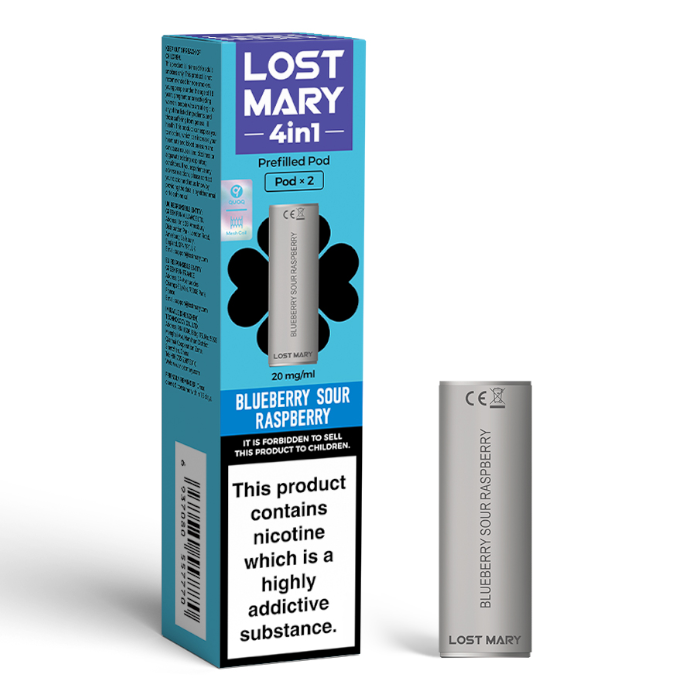 Lost Mary 4 in 1 Pods Blueberry Sour Raspberry