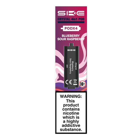 ske crystal 2400 pods - blueberry sour raspberry