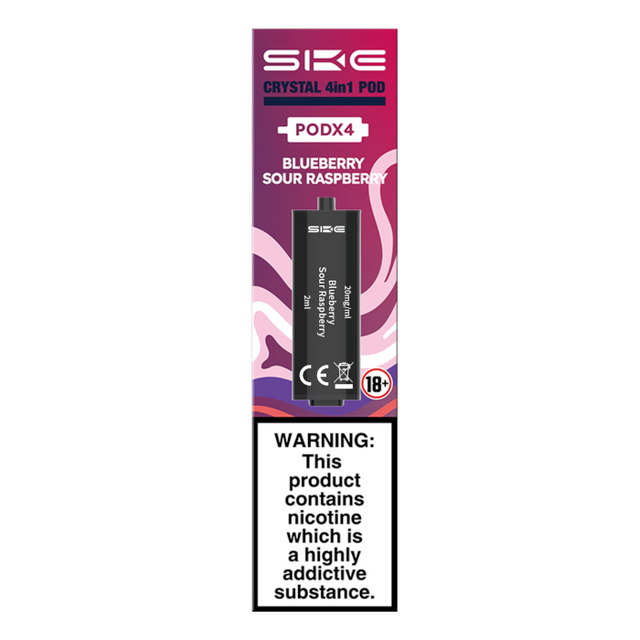 ske crystal 2400 pods - blueberry sour raspberry